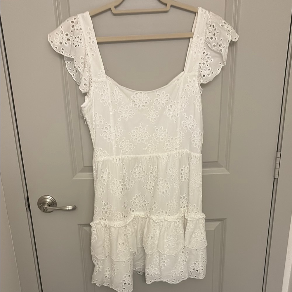 Lovers and Friends White Sorrento Dress size L - Picture 5 of 6